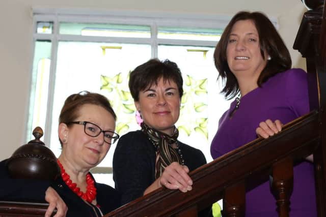 From left: Amanda Yellowley, Alison Anderson and Lorraine Usher of Loreburn Housing Association. Picture: Contributed