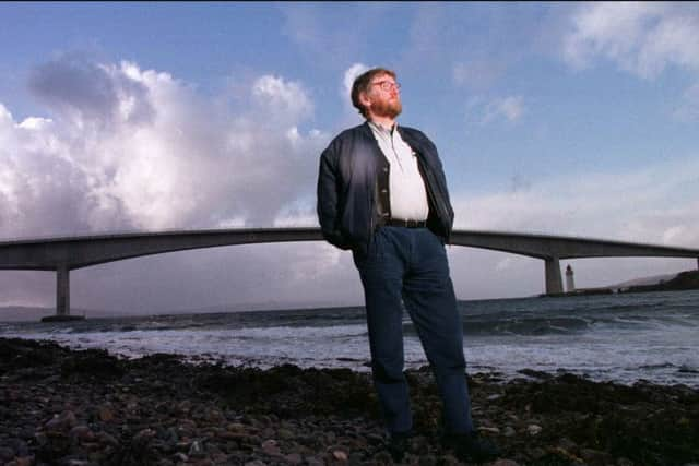 Robbie the Pict (Brian Robertson) at the Skye Bridge