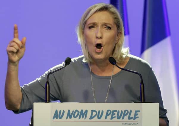 France's far-right National Front president Marine Le Pen
Picture: Claude Paris