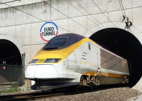 A  Eurostar train emerges from the Eurotunnel,
Picture: Getty Images