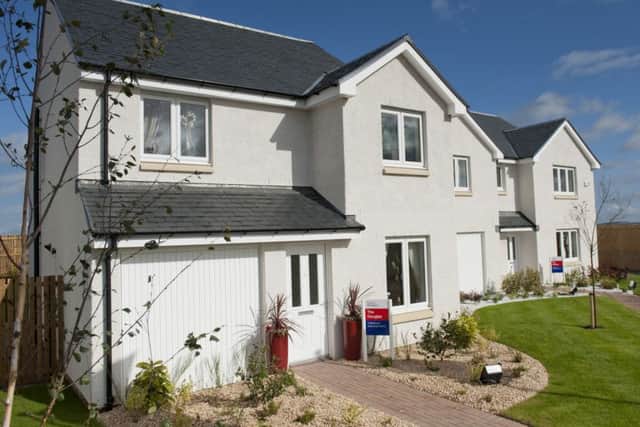 Taylor Wimpey's estate at Hopefield, Bonnyrigg. Picture: Jim Bamford