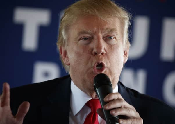 Republican presidential candidate Donald Trump. (AP Photo/ Evan Vucci)