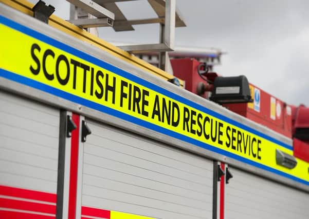 Scottish Fire and Rescue Service vehicle. Picture: John Devlin