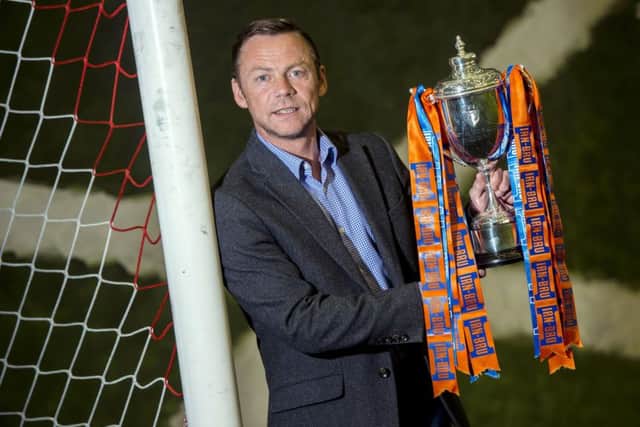 Paul Dickov was back in Scotland to help make the semi-final draw for the Irn-Bru Cup at Toryglen Regional Football Centre which saw Queen of the South land a home tie against Dundee United, while St Mirren will welcome Welsh champions The New Saints to Paisley. The matches will take place on the weekend of 18 and 19 February.