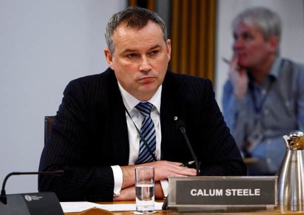 Calum Steele made his remarks while appearing before Holyroods justice committee. Picture: Andrew Cowan/Scottish Parliament