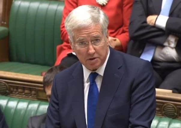 UK Defence Minister Michael Fallon. Picture: PA