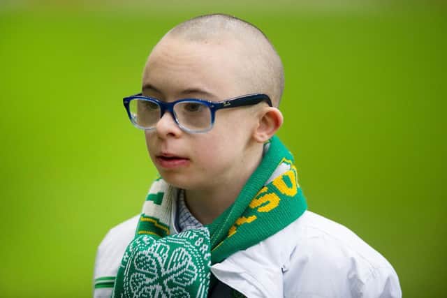 Celtic superfan Jay Beatty. Picture: John Devlin