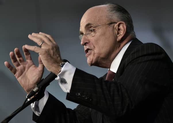 Former New York City mayor Rudy Giuliani. Picture: AFP/Getty Images