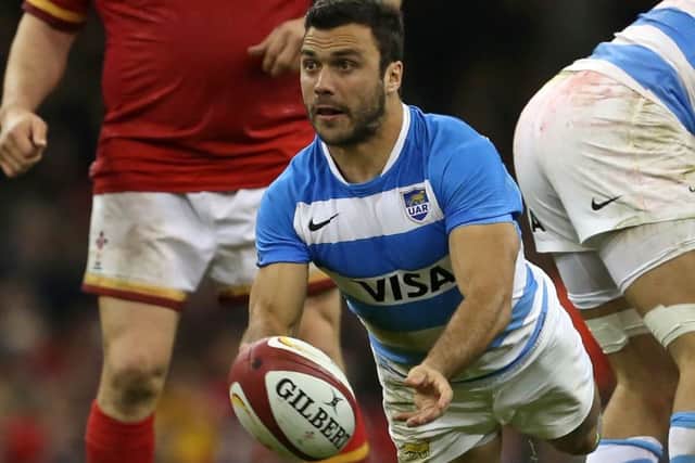 Argentina's scrum half Martin Landajo attended the Scottish school in Buenos Aires. Picture: Geoff Caddick/AFP/Getty Images
