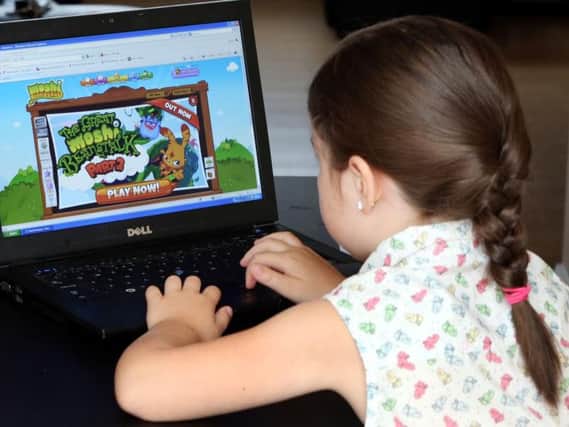 Youngsters as young as three are using the internet for more than eight hours a week.