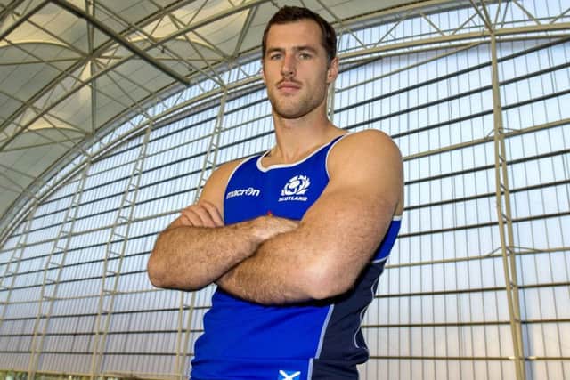 Scotland's Tim Visser benfitted from the three-year residency rule. Picture: Bill Murray/SNS