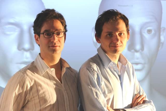 Michael Berger, left, and Gregor Hofer, co-founders of Edinburgh-based Speech Graphics. Picture: Contributed