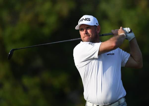 Lee Westwood in action during the pro-am ahead of the DP World Tour Championship in Dubai. Picture: Ross Kinnaird/Getty Images