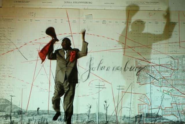 Detail from Notes Towards a Model Opera by William Kentridge
