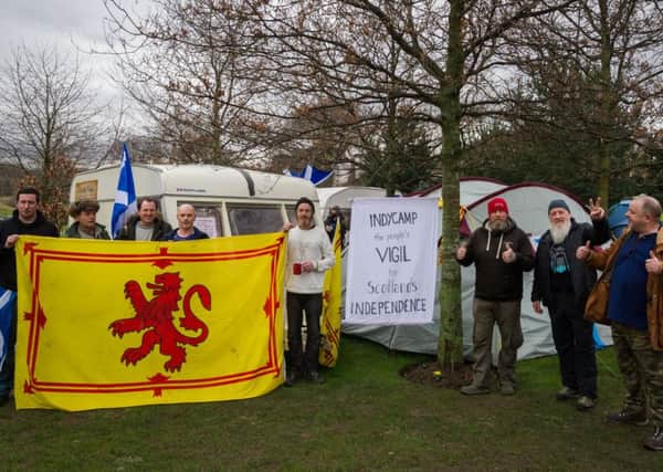 Supporters of the IndyCamp. Picture: Steven Scott Taylor / J P License
