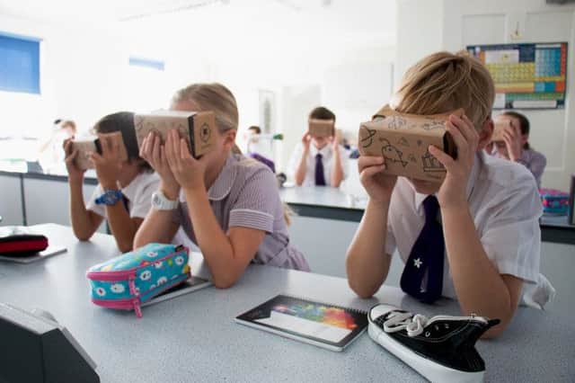 Google aims to allow 170,000 pupils to try its VR project. Picture: Emily Clarke
