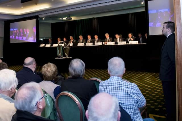 The club's agm taking place at Celtic Park. Picture: SNS