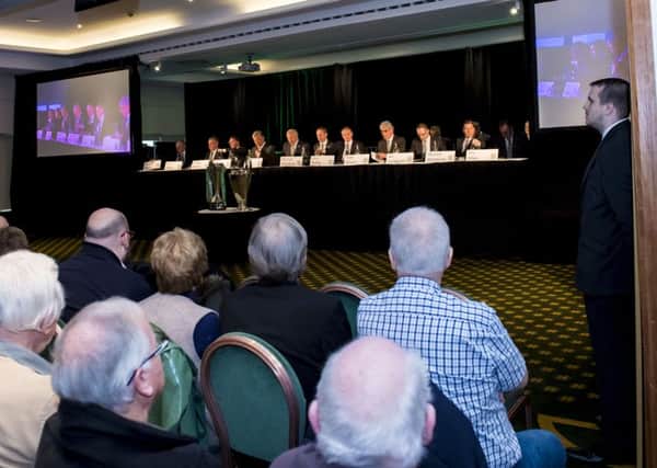 The club's agm taking place at Celtic Park. Picture: SNS