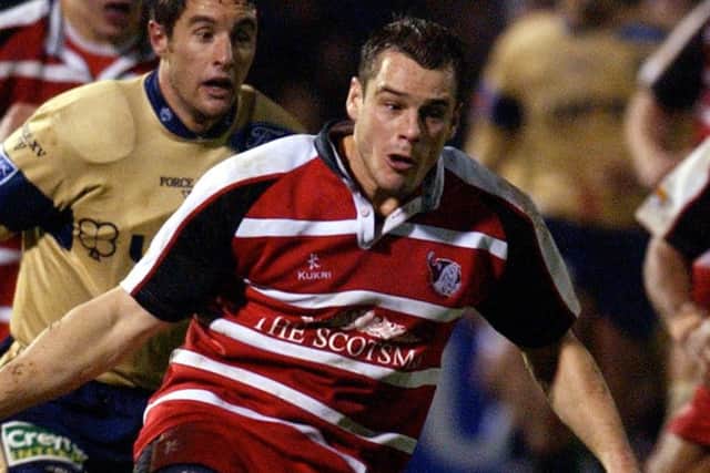 Clark Laidlaw playing for Borders in 2003. Picture: AP