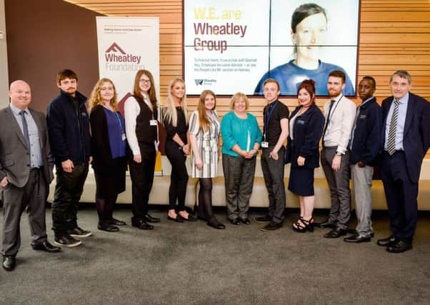 Picture by Nick Ponty  9/9/16

Wheatley GroupÃ¢Â¬"s latest intake of 41 apprentices start work.

Wheatley has recently set up a charitable foundation, the Wheatley Foundation and the board members meet the apprentices.
