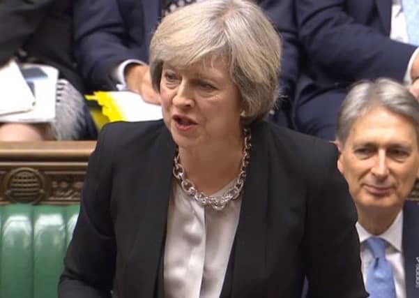 Theresa May has accused the SNP of double standards over Brexit. Picture: PA