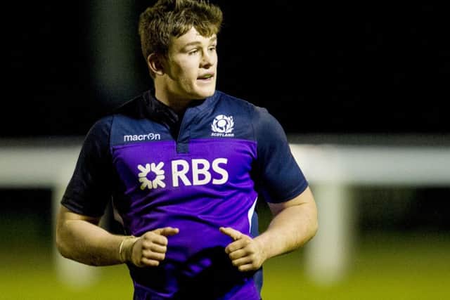 Magnus Bradbury has played for Scotland Under-20 but will win his first full cap on Saturday. Picture: Gary Hutchison/SNS