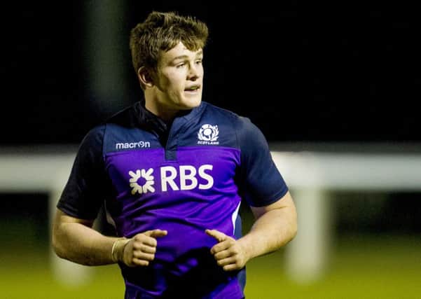 Magnus Bradbury has played for Scotland Under-20 but will win his first full cap on Saturday. Picture: Gary Hutchison/SNS