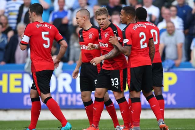 Martyn Waghorn, centre, has found goals harder to come by this season. Picture: Getty