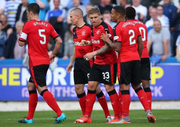 Martyn Waghorn, centre, has found goals harder to come by this season. Picture: Getty
