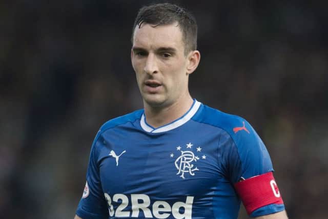 Lee Wallace stuck with Rangers and got his reward when he was recalled for Scotland's game against England. Picture: SNS