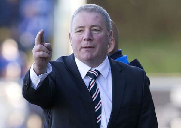 Former Rangers manager Ally McCoist says it would be a great achievement if the Ibrox club finish second this season. Picture: PA