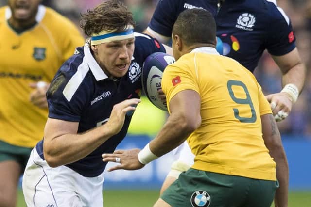 Hamish Watson will partner debutant Magnus Bradbury at flanker as Scotland coach Vern Cotter opts for a mobile pack.
