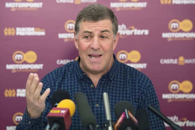 Motherwell manager Mark McGhee. Picture: SNS