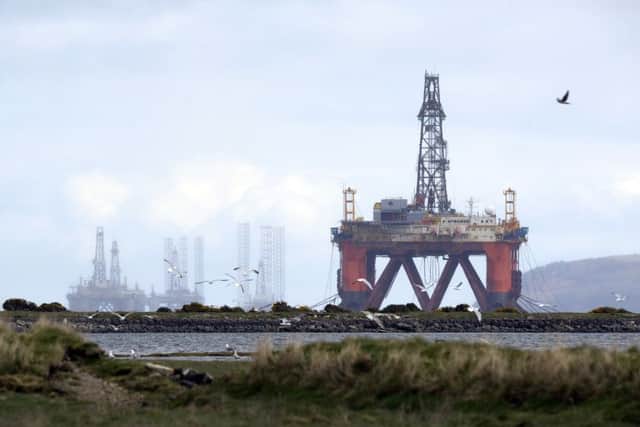 Oil drilling platforms in the Cromarty Firth. Picture: Andy Buchanan