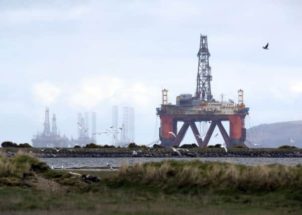 Oil drilling platforms in the Cromarty Firth. Picture: Andy Buchanan