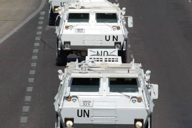 Penman produces armoured vehicles for customers including the United Nations. Picture: Laurent Rebours/AP