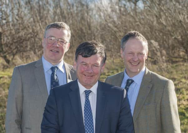 NFUS vice-president Andrew McCornick, left, is challenging Allan Bowie for the top post, while Rob Livesey, right, is considering his options. Picture: Contributed