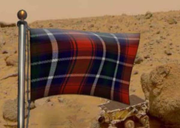 Professor Charles Cockell has registered a design for a Mars Tartan, which one day could be seen on the Red Planet.