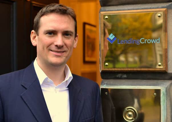 Stuart Lunn, co-founder and chief executive of Edinburgh-based LendingCrowd. Picture: Contributed