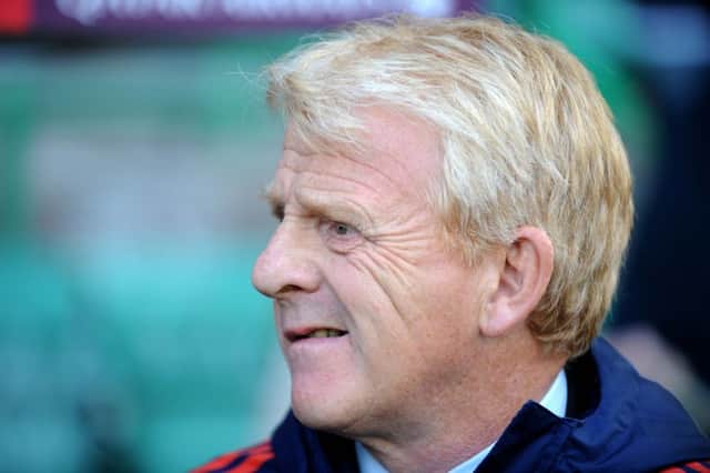 Gordon Strachan will stay on as Scotland boss after receiving the backing of the SFA. Picture: Jane Barlow