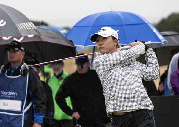 World No 1 Lydia Ko in action at the Aberdeen Asset Management Scottish Ladies Open at Dundonald Links. Picture: Christian Cooksey/Getty Images