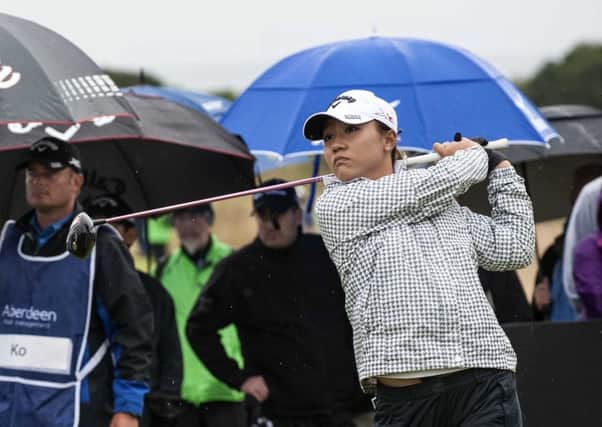 World No 1 Lydia Ko in action at the Aberdeen Asset Management Scottish Ladies Open at Dundonald Links.  Picture: Christian Cooksey/Getty Images