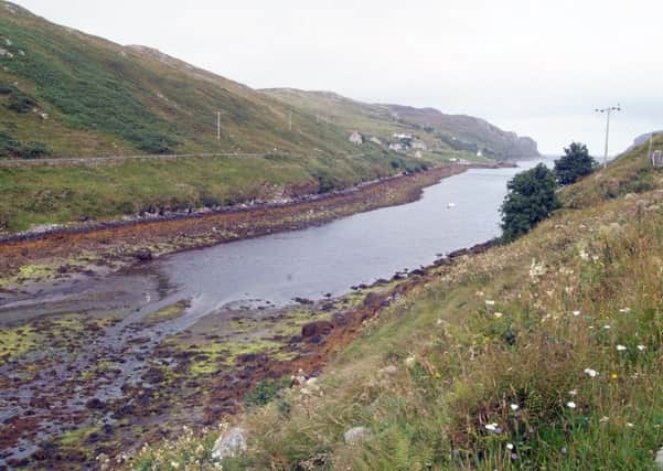 The rural village of Gravir in South Lochs.