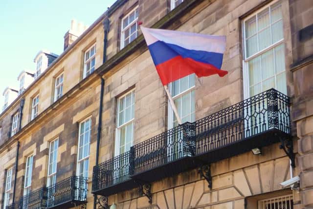 The Russian Consulate-General in Melville Place, Edinburgh. Picture: Wikicommons