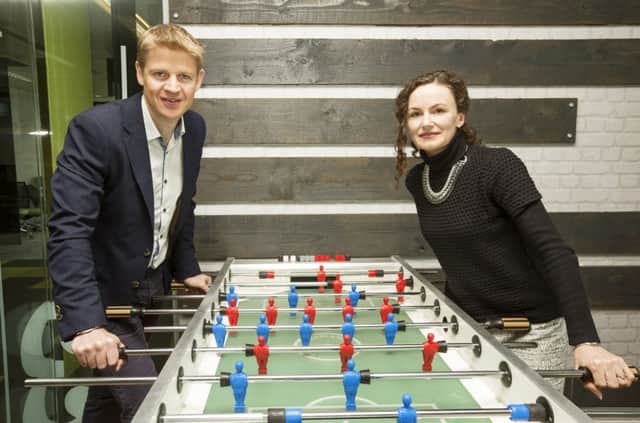Nigel Eccles and Lesley Eccles are two of the founders of FanDuel. Picture: Malcolm McCurrach