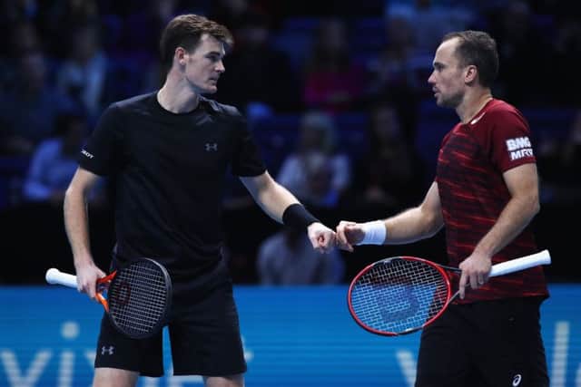 Jamie Murray and Bruno Soares will finish the year on top of the world rankings.  Picture: Clive Brunskill/Getty Images