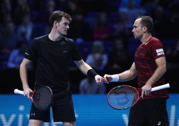 Jamie Murray and Bruno Soares will finish the year on top of the world rankings.  Picture: Clive Brunskill/Getty Images