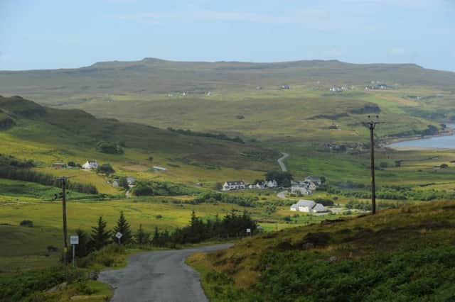 Glendale, in the north of Skye, struggles with poor connectivity. Picture: Robert Perry/TSPL