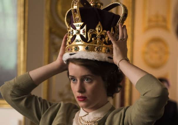 Claire Foy as the Queen in the Netflix drama The Crown.