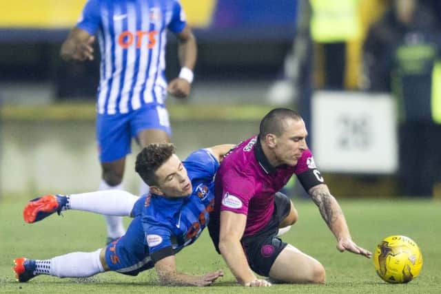 Kilmarnock made things difficult for Celtic in the game at Rugby Park. Picture: PA